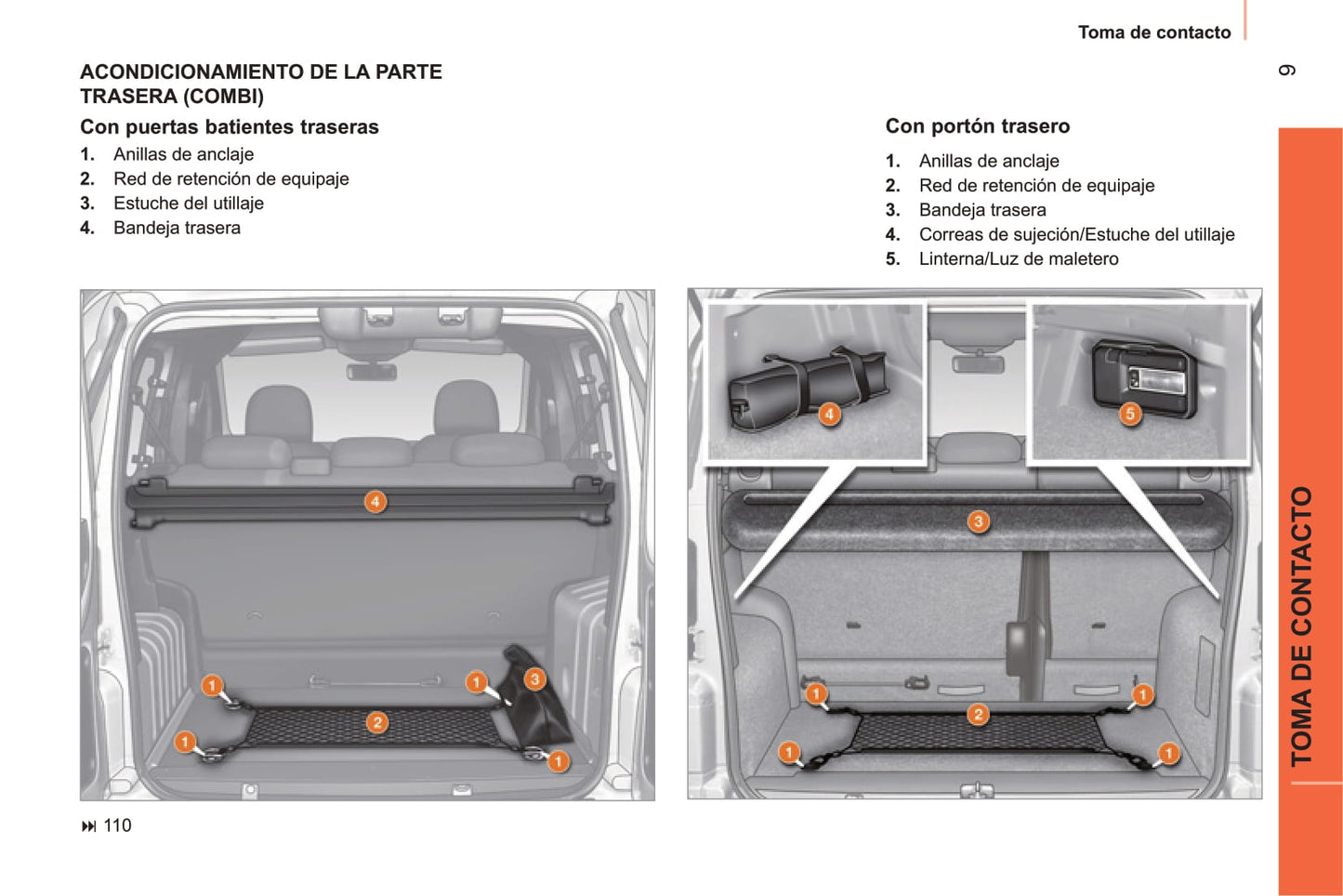 2011-2013 Citroën Nemo Bedienungsanleitung | Spanisch