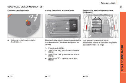 2011-2013 Citroën Nemo Bedienungsanleitung | Spanisch