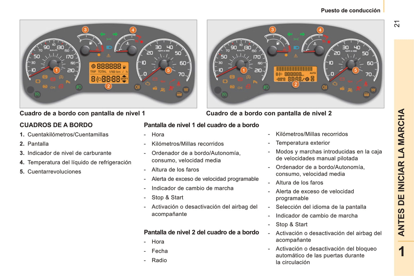 2011-2013 Citroën Nemo Bedienungsanleitung | Spanisch