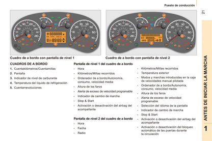 2011-2013 Citroën Nemo Bedienungsanleitung | Spanisch