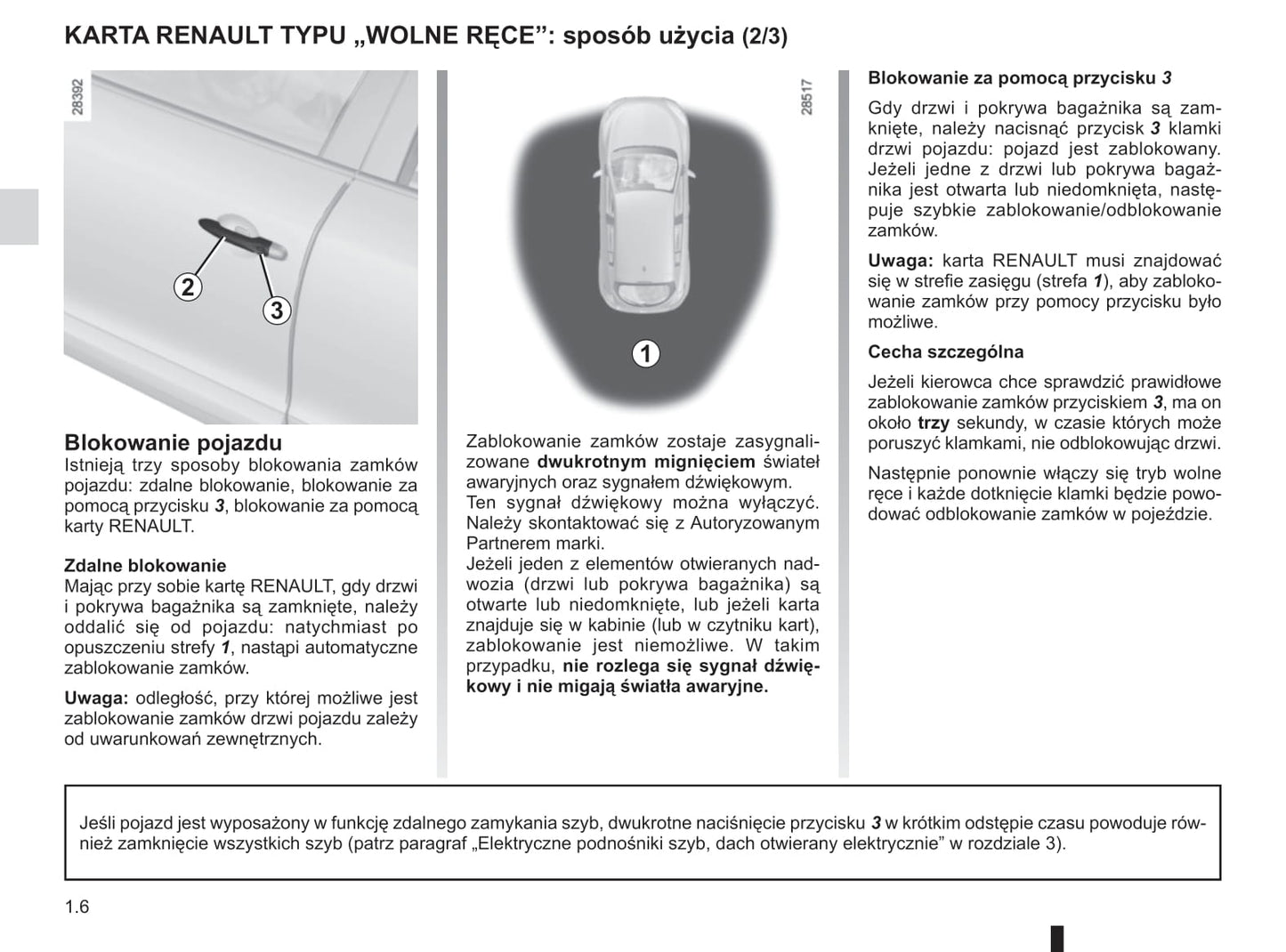 2015-2016 Renault Mégane Owner's Manual | Polish