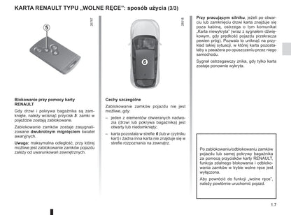 2015-2016 Renault Mégane Owner's Manual | Polish