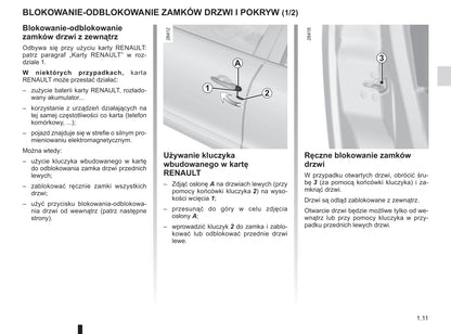 2015-2016 Renault Mégane Owner's Manual | Polish