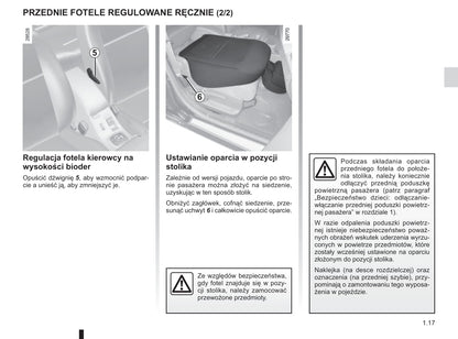 2015-2016 Renault Mégane Owner's Manual | Polish