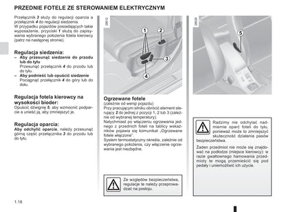 2015-2016 Renault Mégane Owner's Manual | Polish