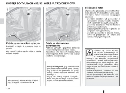 2015-2016 Renault Mégane Owner's Manual | Polish