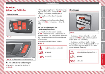 2011-2012 Seat Leon Owner's Manual | German