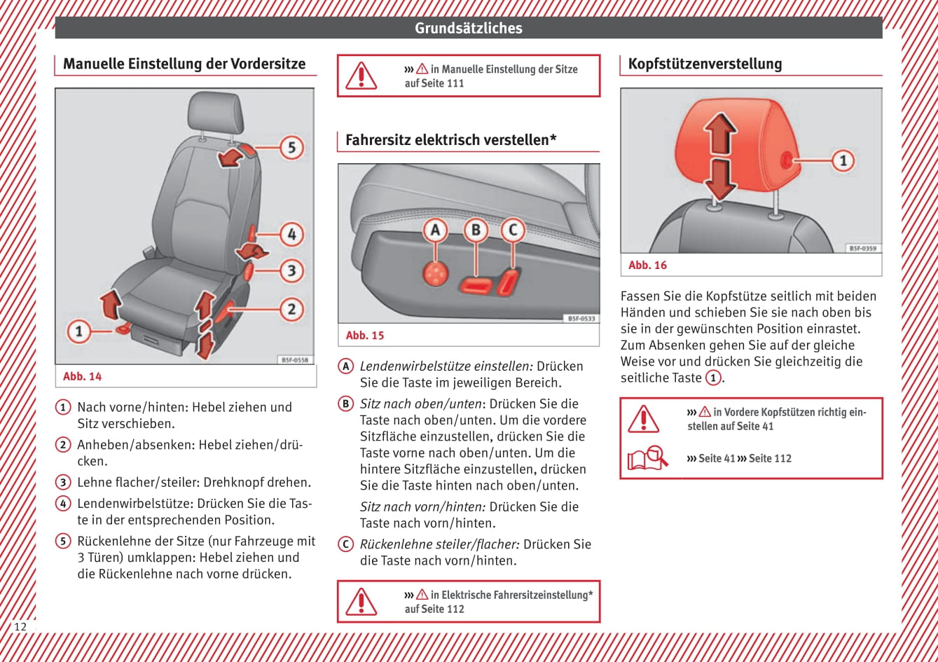 2011-2012 Seat Leon Owner's Manual | German