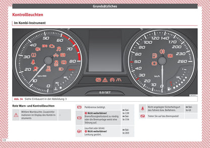 2011-2012 Seat Leon Owner's Manual | German