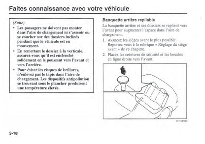 2002 Kia Sportage Owner's Manual | French