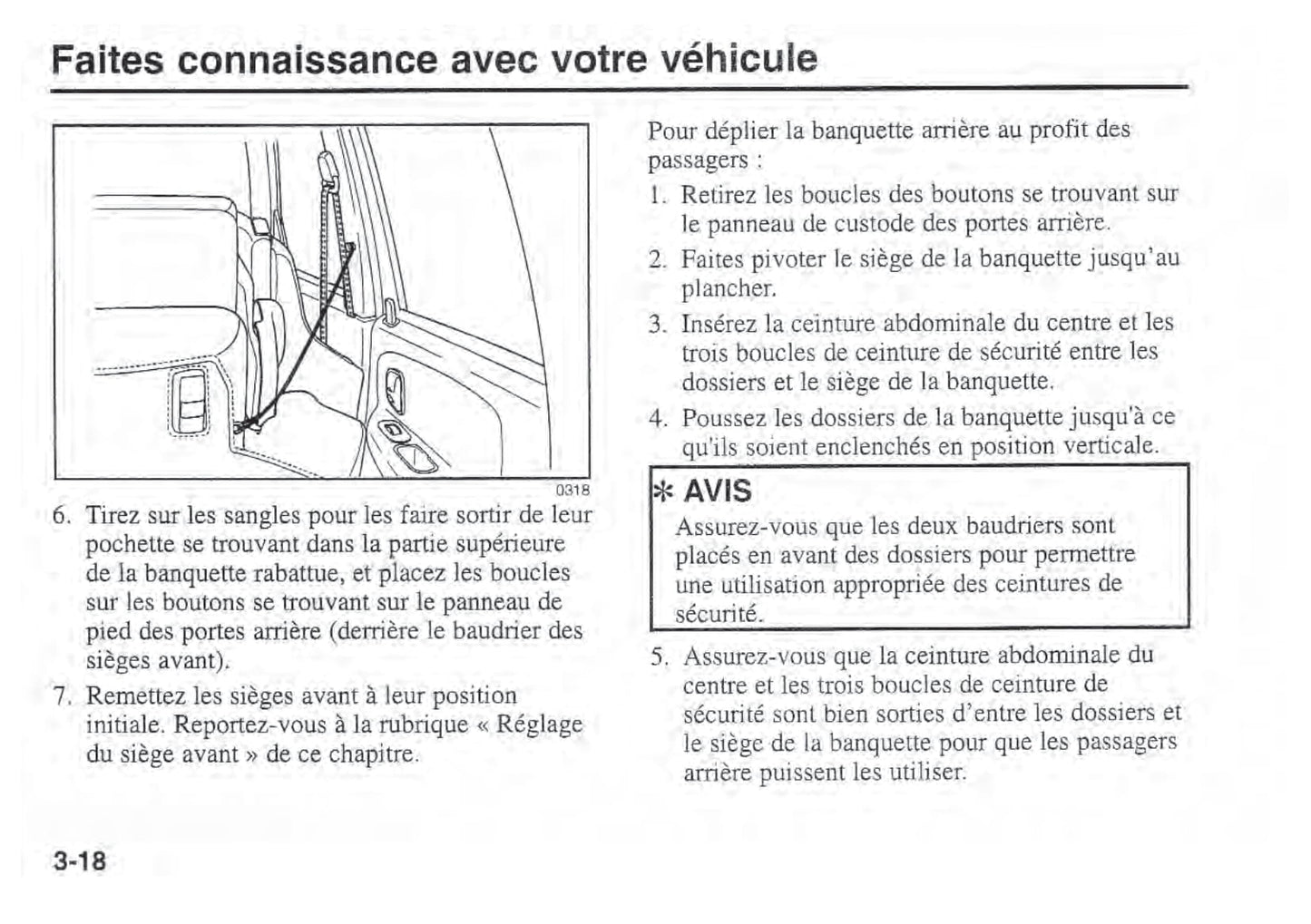 2002 Kia Sportage Owner's Manual | French