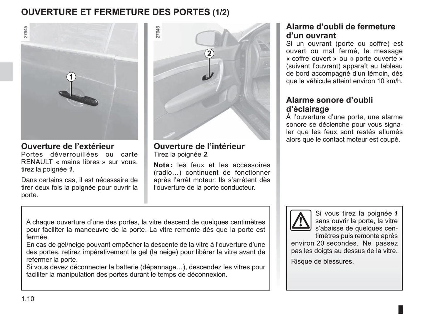 2010-2011 Renault Laguna Coupé Owner's Manual | French