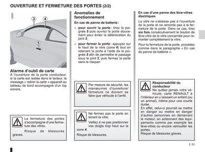 2010-2011 Renault Laguna Coupé Owner's Manual | French