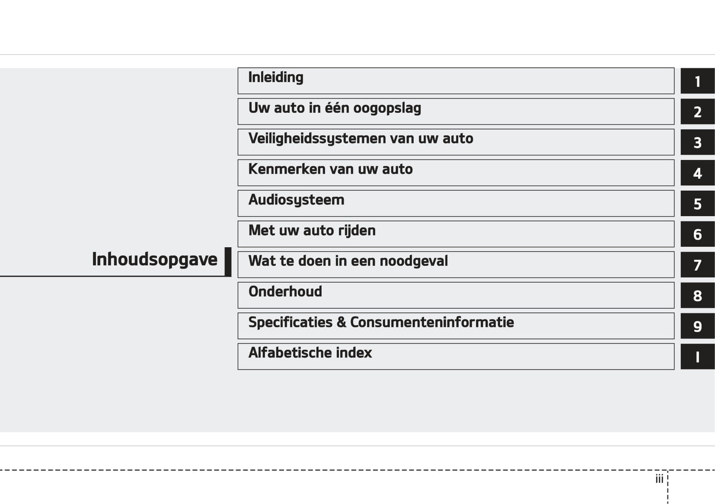 2018-2019 Kia Carens Owner's Manual | Dutch