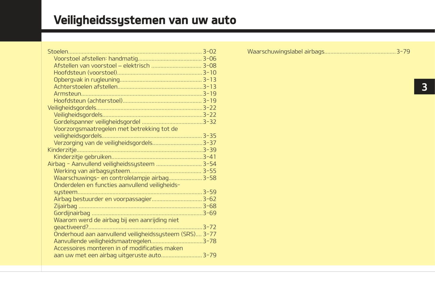 2018-2019 Kia Carens Owner's Manual | Dutch