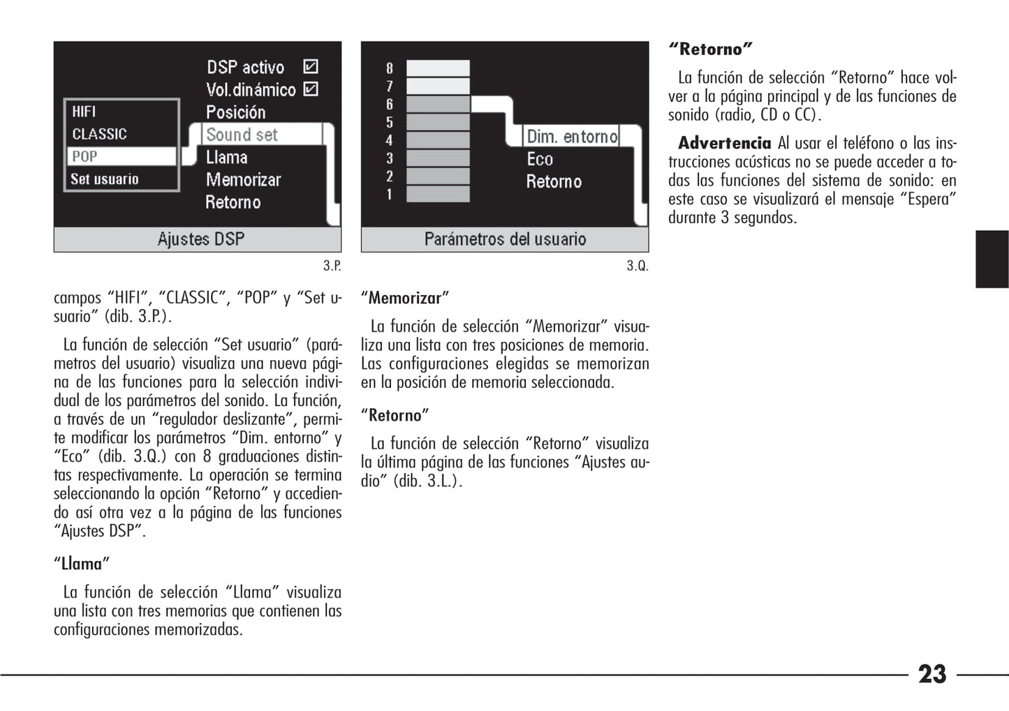 Alfa Romeo 166 Ics Integrated Control System Instrucciones 2004 - 2008