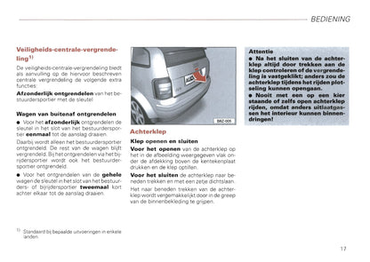 2000-2008 Audi A2 Owner's Manual | Dutch