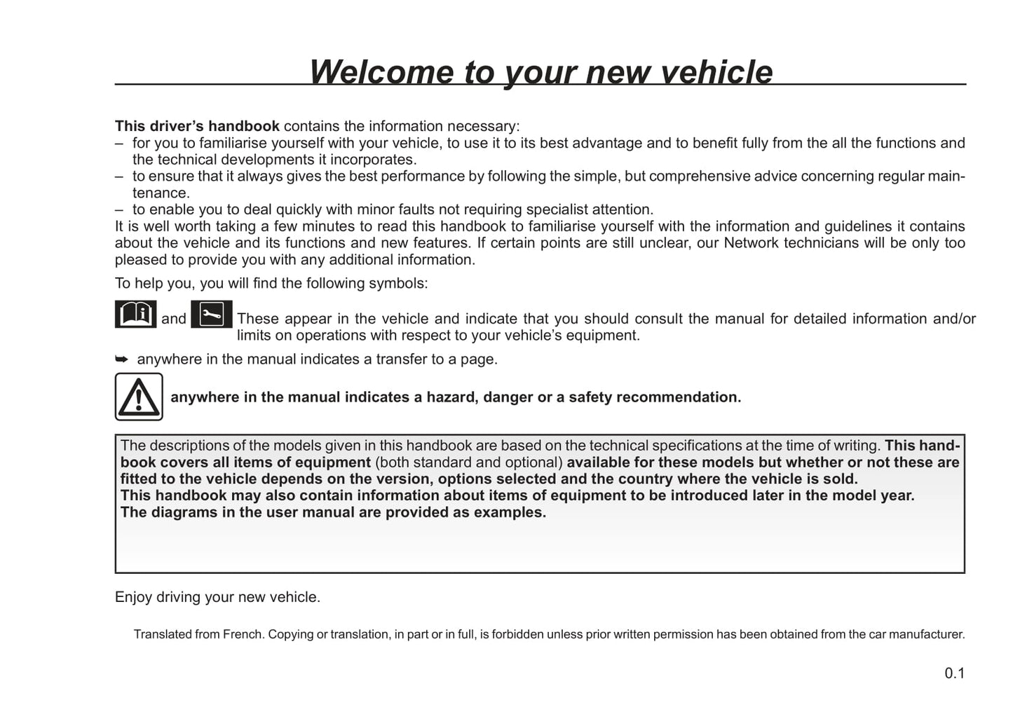 2021-2022 Renault Kangoo Owner's Manual | English