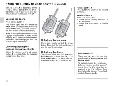 2021-2022 Renault Kangoo Owner's Manual | English