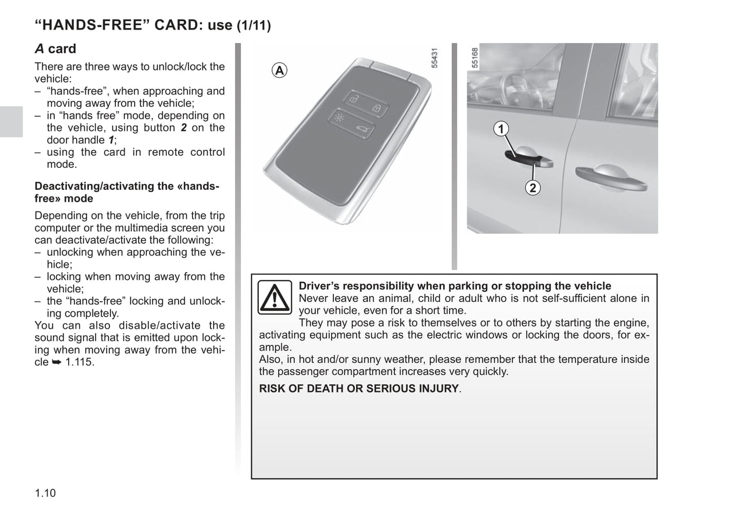 2021-2022 Renault Kangoo Owner's Manual | English