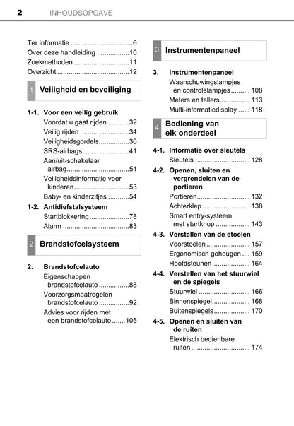 2015-2018 Toyota Mirai Gebruikershandleiding | Nederlands