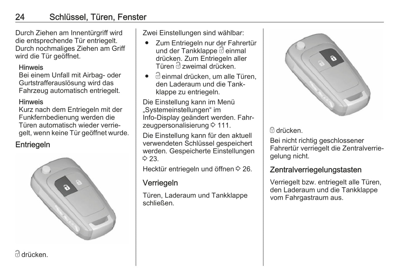 2018-2019 Opel Astra/Astra GTC Owner's Manual | German