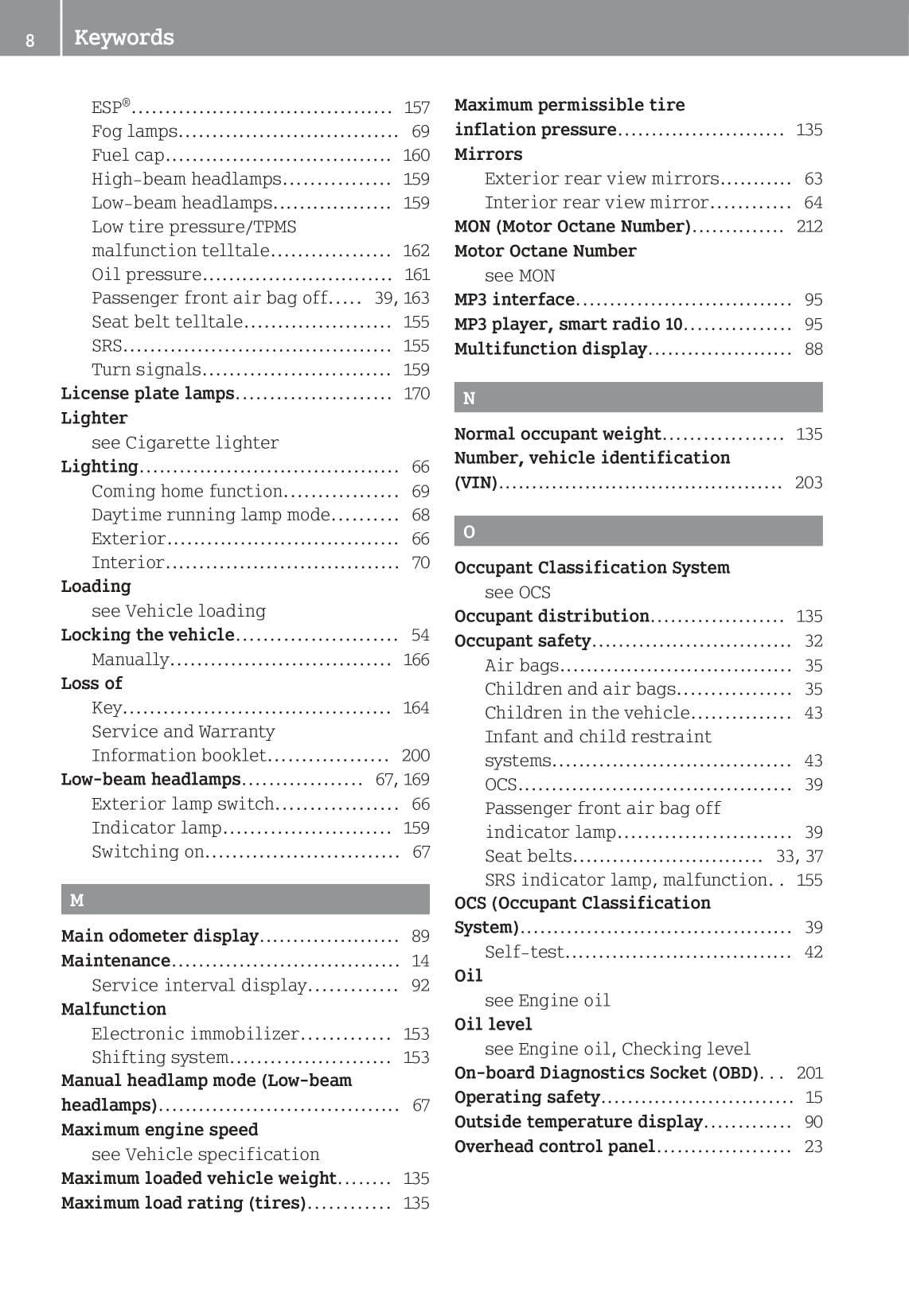 2007-2010 Smart Fortwo Owner's Manual | English