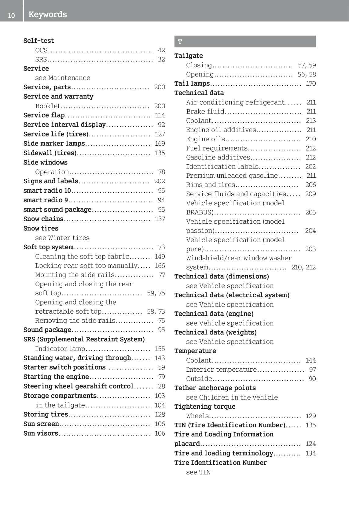 2007-2010 Smart Fortwo Owner's Manual | English