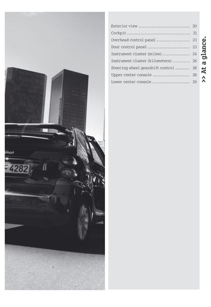 2007-2010 Smart Fortwo Owner's Manual | English