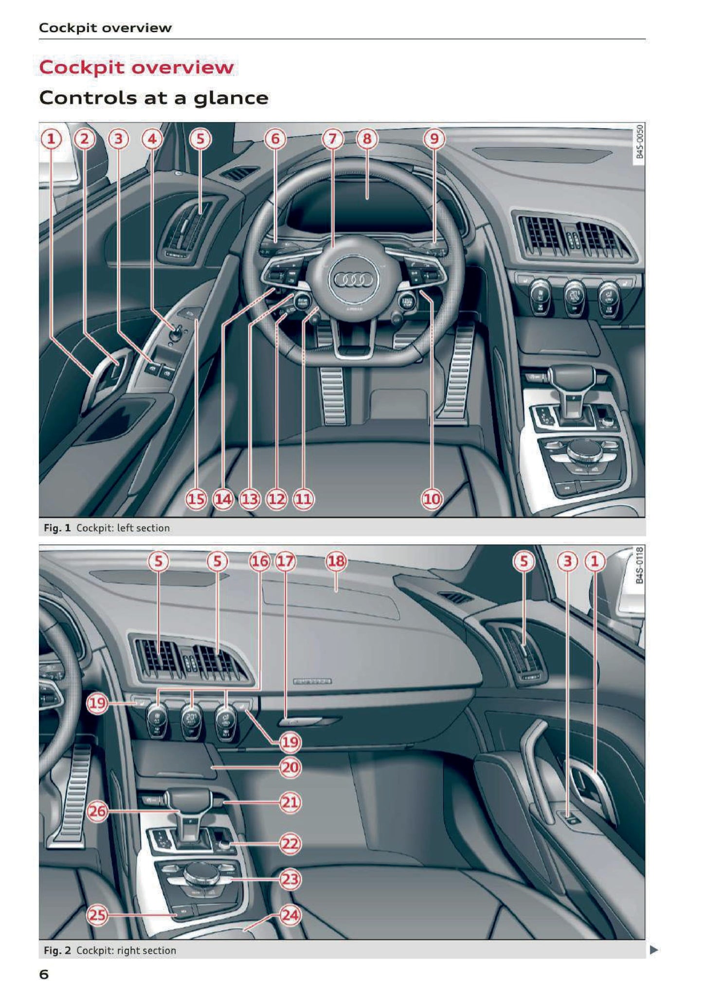 2016-2019 Audi R8 Manuel du propriétaire | Anglais