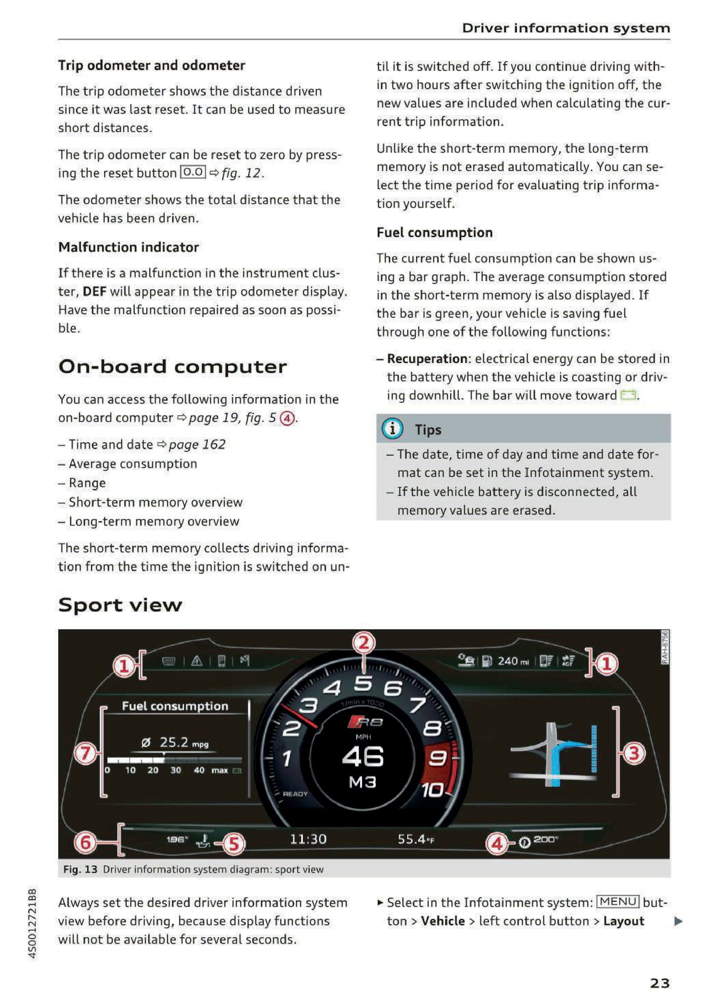 2016-2019 Audi R8 Manuel du propriétaire | Anglais