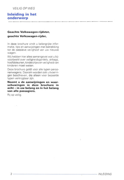 2001-2005 Volkswagen Polo Gebruikershandleiding | Nederlands