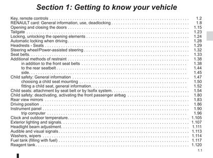 2019-2020 Renault Trafic Owner's Manual | English