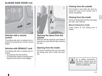 2019-2020 Renault Trafic Owner's Manual | English