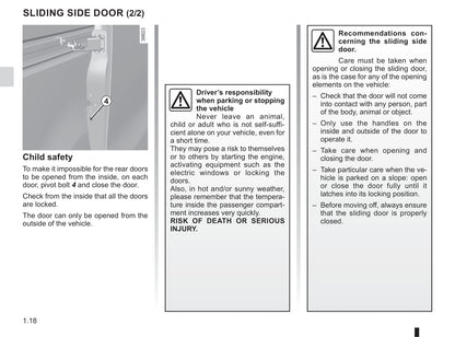 2019-2020 Renault Trafic Owner's Manual | English