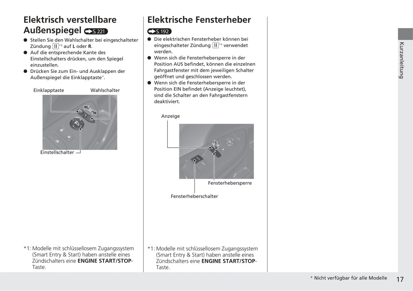 2016-2017 Honda Civic Sedan Gasoline Bedienungsanleitung | Deutsch