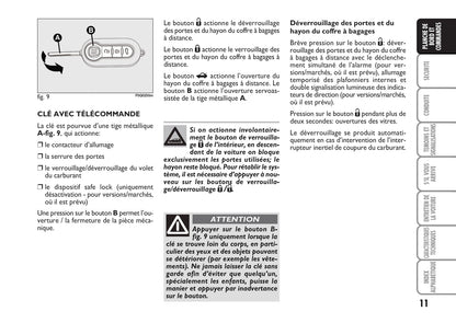 2009-2010 Fiat Bravo Gebruikershandleiding | Frans