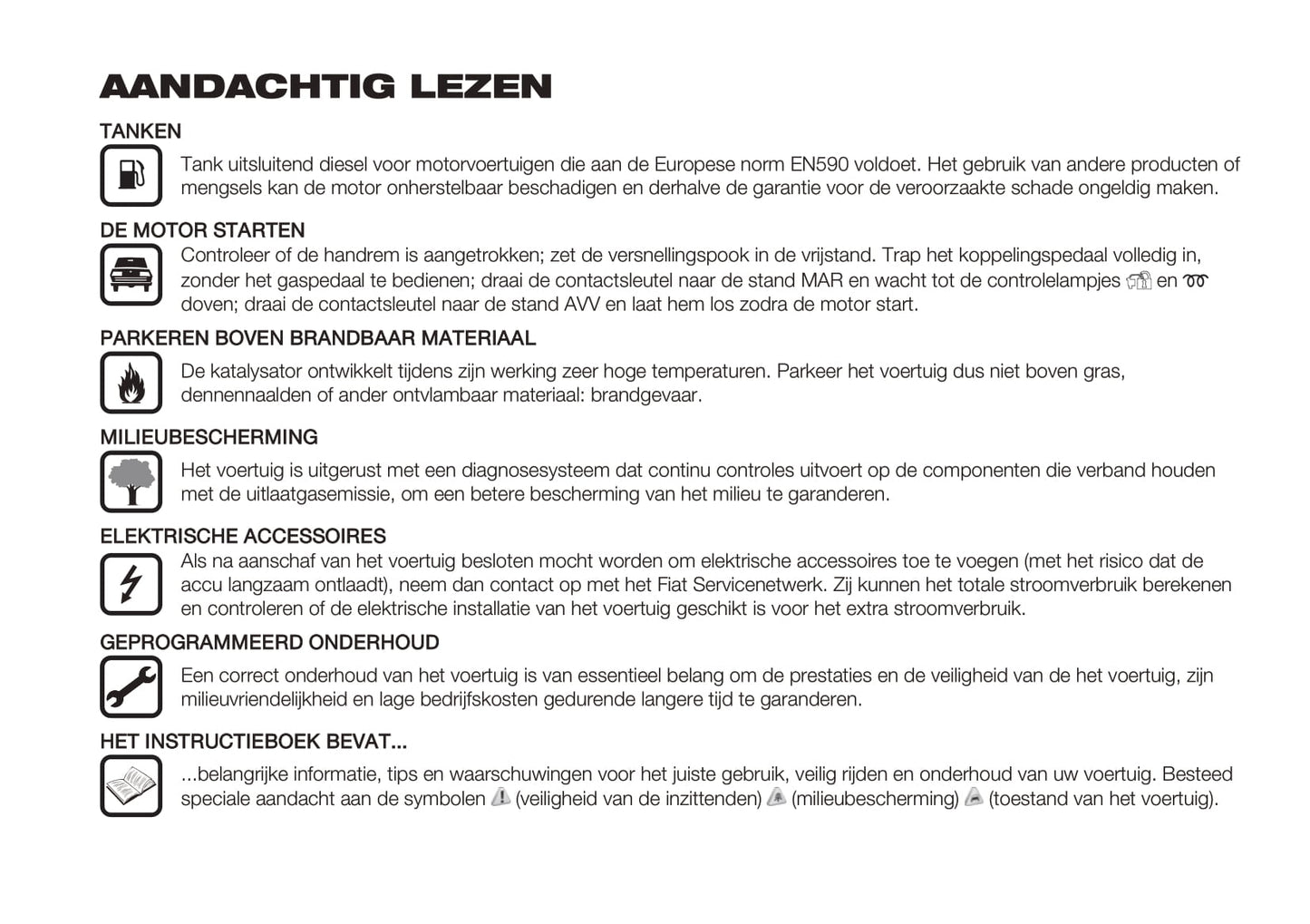 2019 Fiat Ducato Owner's Manual | Dutch