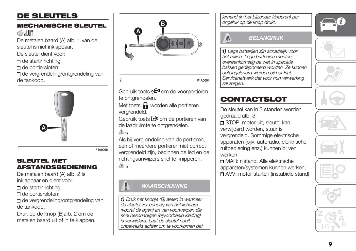 2019 Fiat Ducato Owner's Manual | Dutch