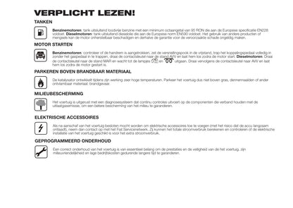 2015-2016 Fiat Doblò Gebruikershandleiding | Nederlands