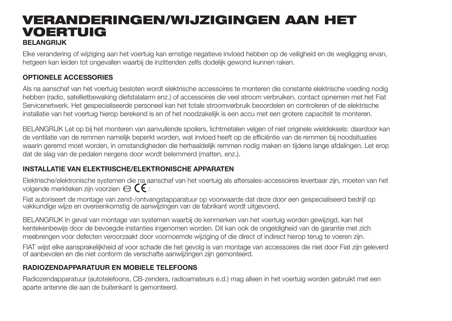 2015-2016 Fiat Doblò Gebruikershandleiding | Nederlands