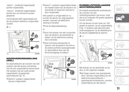 2015-2016 Fiat Doblò Gebruikershandleiding | Nederlands