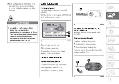 2010-2014 Alfa Romeo Giulietta Gebruikershandleiding | Spaans