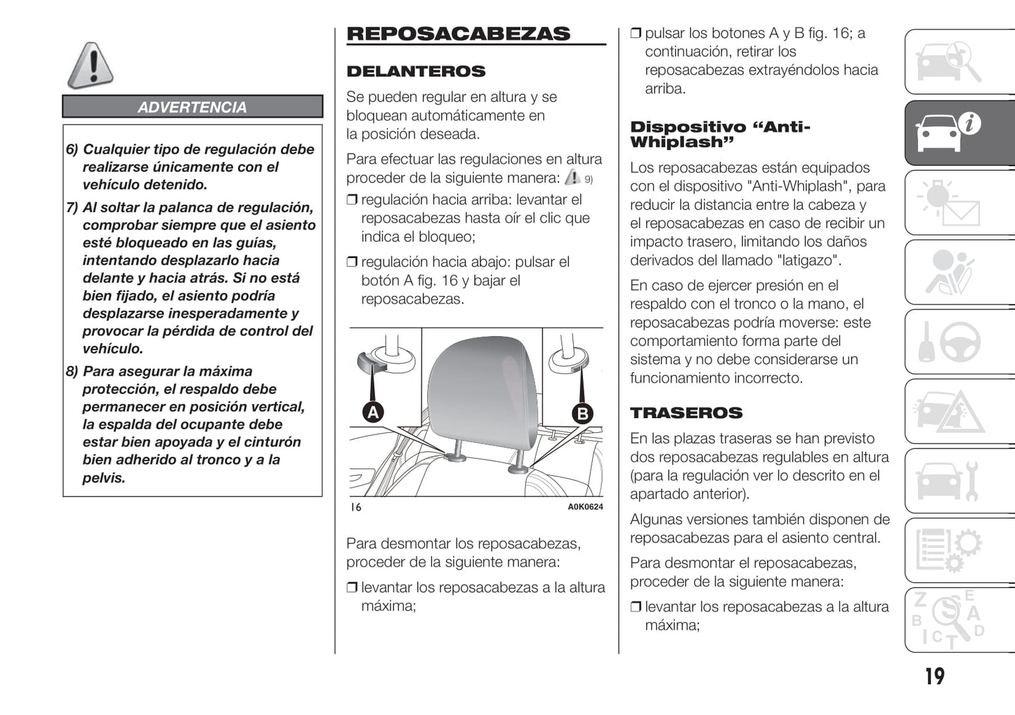 2010-2014 Alfa Romeo Giulietta Gebruikershandleiding | Spaans