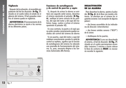 2000-2005 Alfa Romeo 147 Manuel du propriétaire | Espagnol