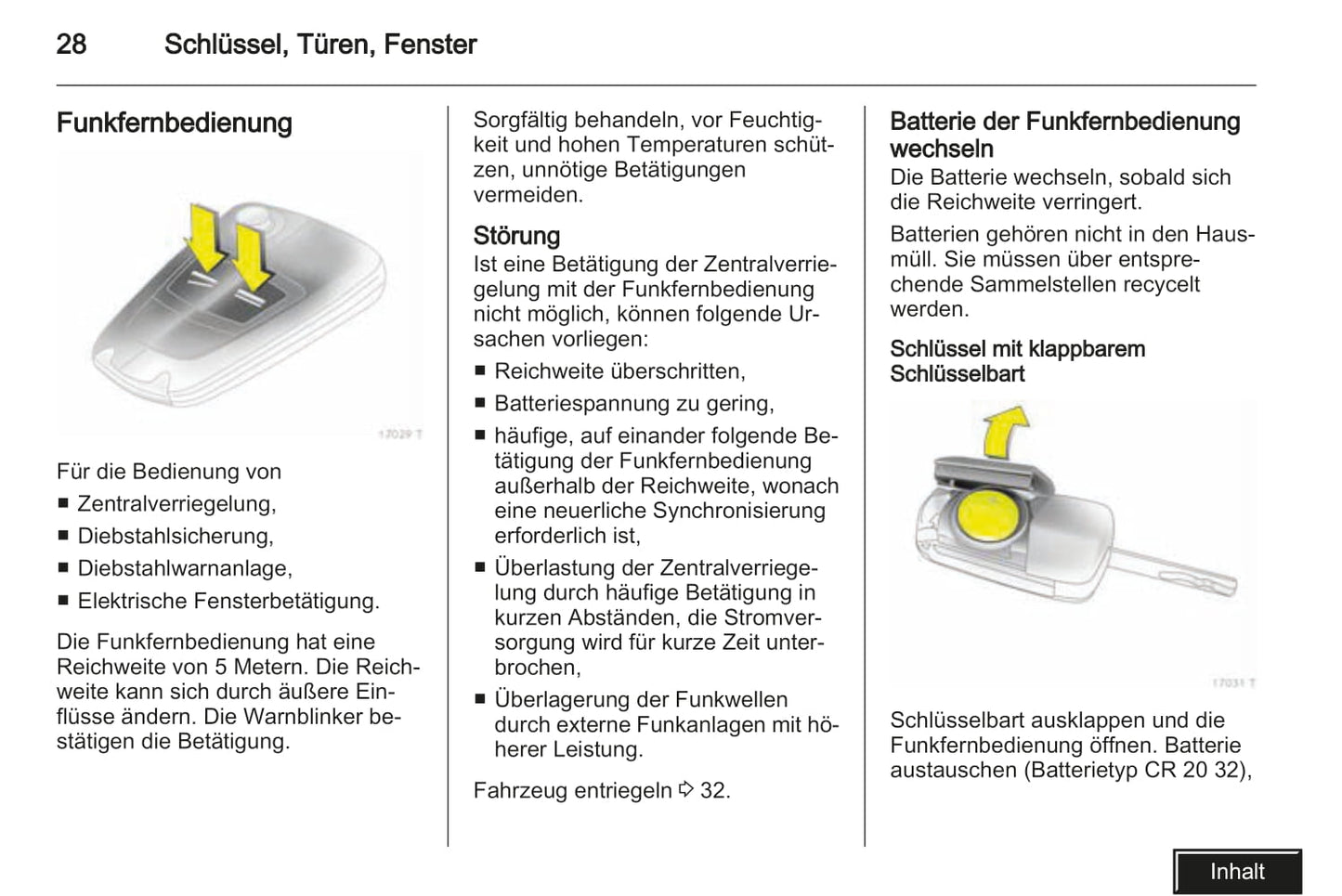 2008 Opel Zafira Owner's Manual | German