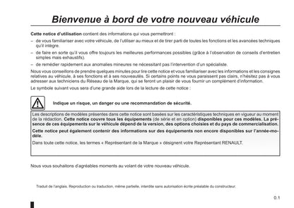 2014-2015 Renault Latitude Owner's Manual | French