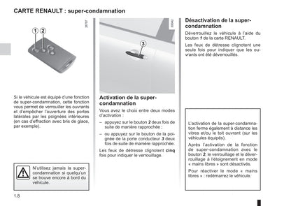 2014-2015 Renault Latitude Owner's Manual | French