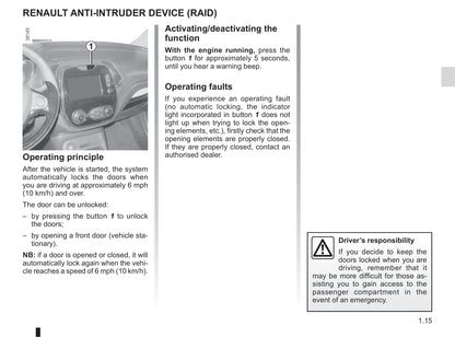 2017-2019 Renault Captur Owner's Manual | English