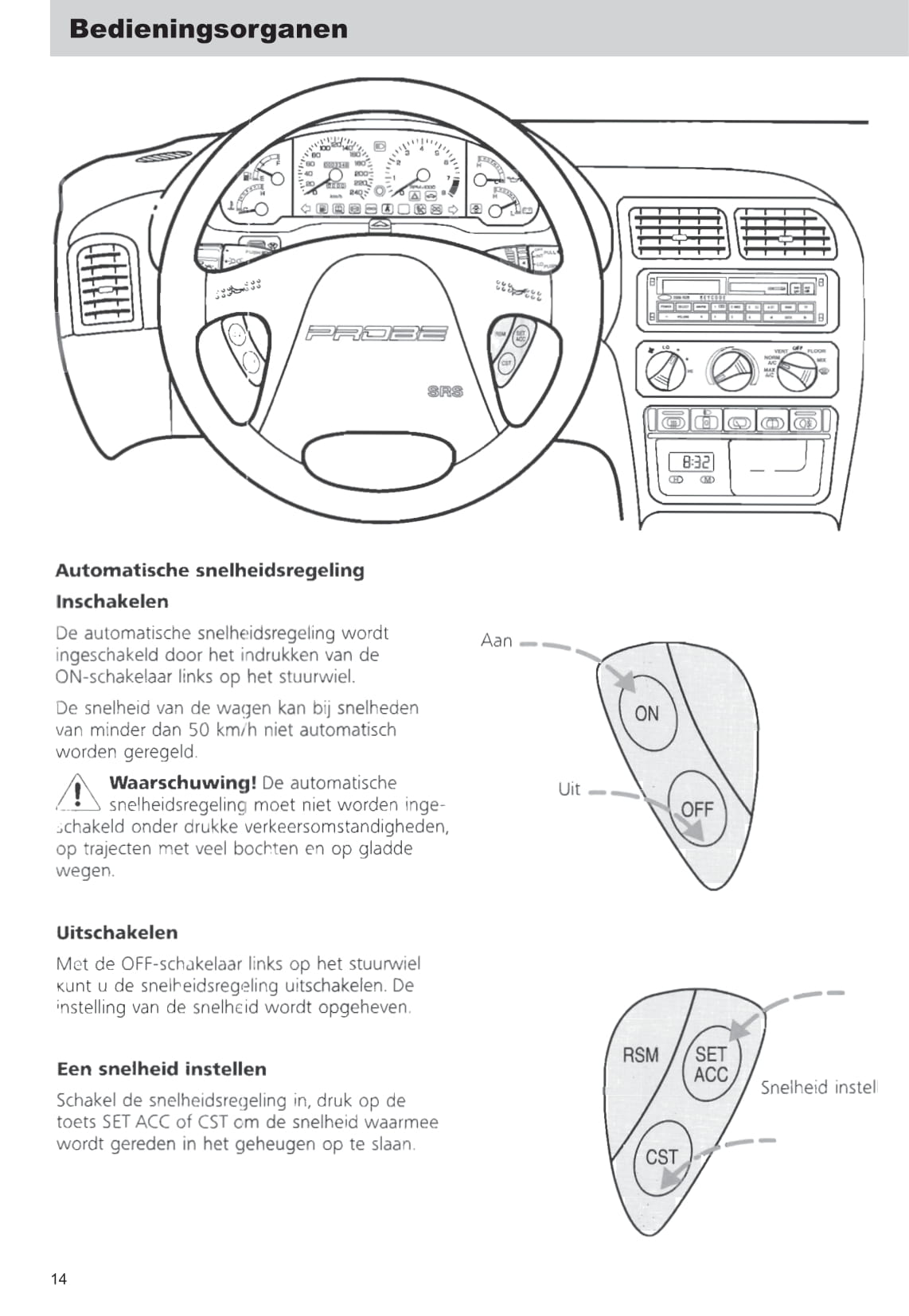 1993-1997 Ford Probe Gebruikershandleiding | Nederlands